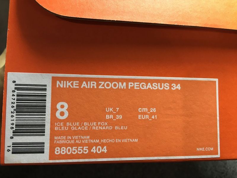 Super Max Perfect Nike Air Zoom Pegasus 34(98% Authentic) GS--004
